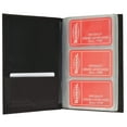 thumbnail image 5 of Genuine Leather Business Name ID Credit Cards Holder Book Case Organizer Wallet 3570 CF (C), 5 of 17
