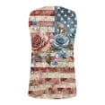 thumbnail image 5 of Nfurl 4th of July Shirts for Women Sleeveless Tops 250th Anniversary Independence Day Tank Tops Stars and Stripes Printed USA T-shirts Multicolor,XXL, 5 of 5