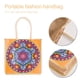 thumbnail image 2 of Bolsas de lino con pintura de diamantes, bolso de mano, bolsa de almacenamiento de compras ecológica reutilizable Hugtrwg Para estrenar, 2 of 9