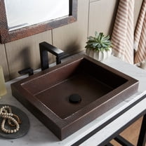 Native Trails CPS246 Tatra 20 in. Copper Bath Sink, Antique