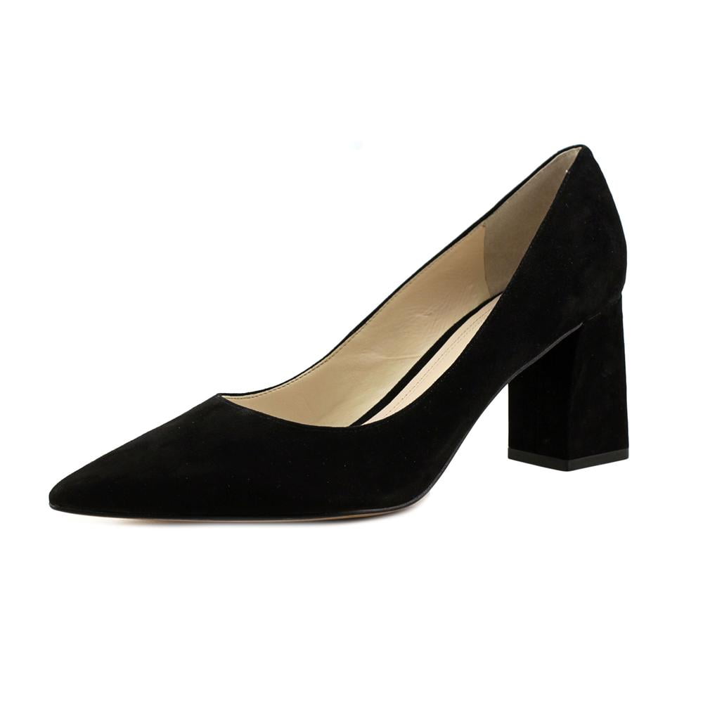 Marc Fisher Womens Zala Pump, Black Suede, Size 8.5 BX1b