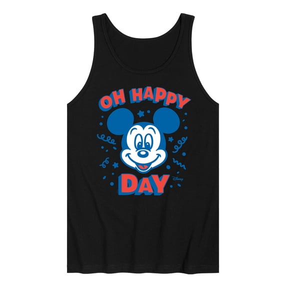 Disney - Mickey & Friends - Mickey Mouse - Oh Happy Day Celebration - Men's Jersey Tank Top