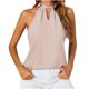 thumbnail image 1 of Camiseta Sin Mangas Para Mujer Sin Mangas Cami Tops Moda Casual Erógeno Halter Tie Gasa Camiseta Sin Mangas Blusa Superior Odeerbi ODB159176, 1 of 6