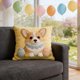 thumbnail image 1 of Fundas de Almohada de Pascua de 18x18 pulgadas, fundas decorativas de conejo y huevo con cremallera oculta para sofá sofá cama Decoración del hogar, 1 of 7