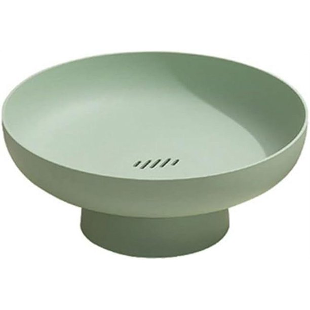 1 bandeja de dulces, organizador familiar nórdico de galletas, sala de estar, bandeja de almacenamiento para aperitivos, cesta de frutas, decoración de mesa, bandeja de almacenamiento de alimentos (verde) JM