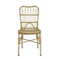 thumbnail image 5 of Harper & Bright Designs Outdoor PE Wicker Dining Chairs Set of 2, 2 Person Patio Rattan Chairs for Backyard Poolside Garden, Natural, 5 of 14