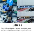 thumbnail image 4 of Kearding 6 uds PCIE Riser 009s Plus versión mejorada VER009S tarjeta elevadora PCI E 16x PCI 6Pin USB 3 .0 Cable 1X 16X extensor Electrónica miscelánea, 4 of 6
