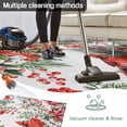 thumbnail image 5 of Cardinal Bird Outdoor Rug for Patio/Deck/Porch, Non-Slip Large Area Rug 4 x 6 Ft, Winter Poinsettia Berry Pine Cones Floral Indoor Outdoor Rugs Washable Area Rugs, Camping Rug Carpet Runner, 5 of 8