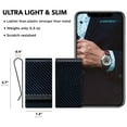 thumbnail image 3 of Serman Brands Carbon Fiber Money Clip | Sleek and Stylish | Front Pocket Slim Clip | Convenient Quick Access for Men | Diamond Blue, 3 of 6
