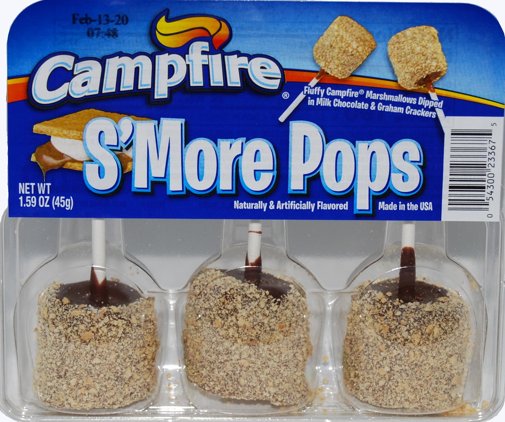 Campfire S'more Pops