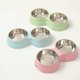 thumbnail image 5 of Double Pet Bowls Dog Food Water Feeder Stainless Steel Pet Drinking Dish Feeder Cat Puppy Feeding Supplies Small Dog Accessories ShopWise Round, 5 of 8