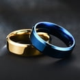 thumbnail image 4 of Wide Anti-rust Men Ring Stainless Steel Simple Exquisite Engagement Ring Fashion Jewelry, 4 of 10