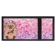 thumbnail image 4 of CHAQLIN Children's Wallet Cherry Blossom Gradient Lightweight Kids Trifold Wallet for Outdoor, Polyester Portable Trifold Card Wallet, 4 of 7