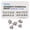 MINI MBT 0.022, variant on 20PCS Teeth Model Braces, Typodont Brackets, 0.022 Slots 3-4-5 with Hooks 20pcs/Pack, (MBT, Mini) 1PK