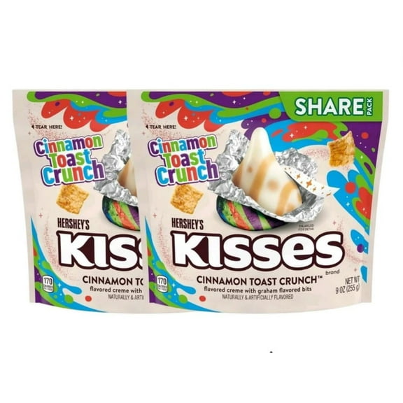 2) Cinnamon Toast Crunch Kisses - 9oz/16ct