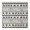 Black Lines (54), variant on Washable Fabric Boho Floral Design Tablecloth with Elastic Hem for 34x34 Inch Indoor Outdoor Tables