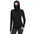 thumbnail image 3 of BASSDASH Women’s UPF 50+ Sun Protection Hoodie with Face Mask Neck Gaiter Breathable Long Sleeve Shirt for Hiking Fishing, 3 of 10