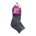 thumbnail image 2 of Hanes Womens Ankle Socks, 3 Pairs, Moves Impact Zone Athletic Socks for Women, 2 of 9
