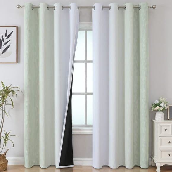 Cortinas Estelar Textiler, 132 x 275 cm, con aislamiento térmico, opacas