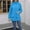 Blue, variant on Women's Lightweight Winter Parka Jacket, Waterproof Windproof Hooded Coat with Multiple Pockets for Cold Weather, Daily Commute & Outdoor Activities