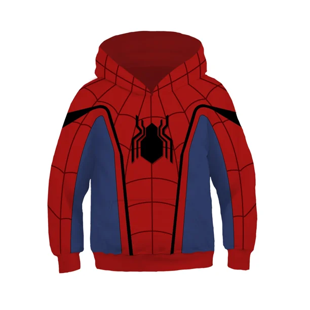 Spider-Man Gwen Meilen Morales Reiß verschluss Sudaderas con capucha Spinnen versum Regalo 3D Kapuzen Sudaderas con capucha Superhelden Jungen Mädchen Outwear Jacke Hosen