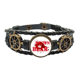 thumbnail image 1 of Pata de oso pardo Pulsera marina tejida en cuero, 1 of 4