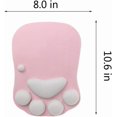 thumbnail image 5 of Hweilai Cat Paw Design Mouse Pad Wrist Support Comfortable for Computer Mac Laptop, 5 of 5