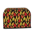 thumbnail image 7 of Rateoe Autumn With Leaves Pattern Toaster Covers 2 Slice Wide Slot,Bread Machine Cover,Bread Dust Cover & Fingerprint Protection,Appliance Covers, 7 of 7
