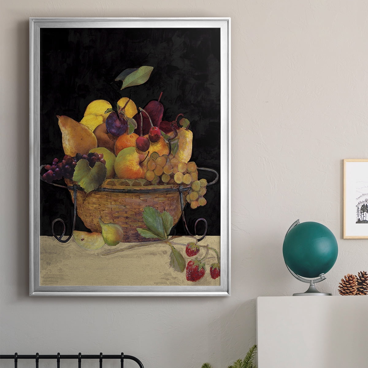 Fruit Basket II Revisit Premium Framed Print - Ready to Hang