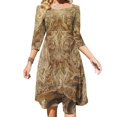 thumbnail image 1 of Hd The Vision Of The Last Judgment By William Blake High Definition Sweetheart Knot Flared Dress Fashion Design Large Size, 1 of 4