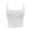 White, variant on Womens Tank Tops Square Neck Sleeveless Women's Fitted Basic Tops Womens Summer Clothing Womans Clothes