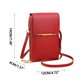 thumbnail image 4 of Bolsas para Mujeres Se Oponen Al Robo Bolsa de Teléfono de Cuero Bolsa Linda para Llevar Teléfonos Móviles Bolsa de Llave de Moda Bolsas Pequeñas para Mujeres, 4 of 5