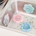 thumbnail image 1 of Tapones de silicona para desagüe de ducha, protectores de desagüe de bañera y ducha con ventosas para baño, bañera y cocina, paquete de 4 ER, 1 of 5