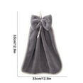 thumbnail image 3 of JingChun Clearance Under $2.00 Hand Towel Bow Hand Towel Hangable Hand Towel Fleece Soft Absorbent Towel Kitchen Towels Holiday Gift Mother's Day Gift, 3 of 6