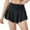 Black, variant on RUTAYY Skirts High Waist Women Athletic Skorts For Sports Tennis Badminton Dance And Yoga See Through Design Solid Color Flowy Swing Skirts