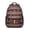 Football Stripe Brown, variant on Football Icon Darkblue Pattern Backpack for School, Cute School Bag with Adjustable Shoulder Straps and Padded Back, 15.3"x11"x6.7"