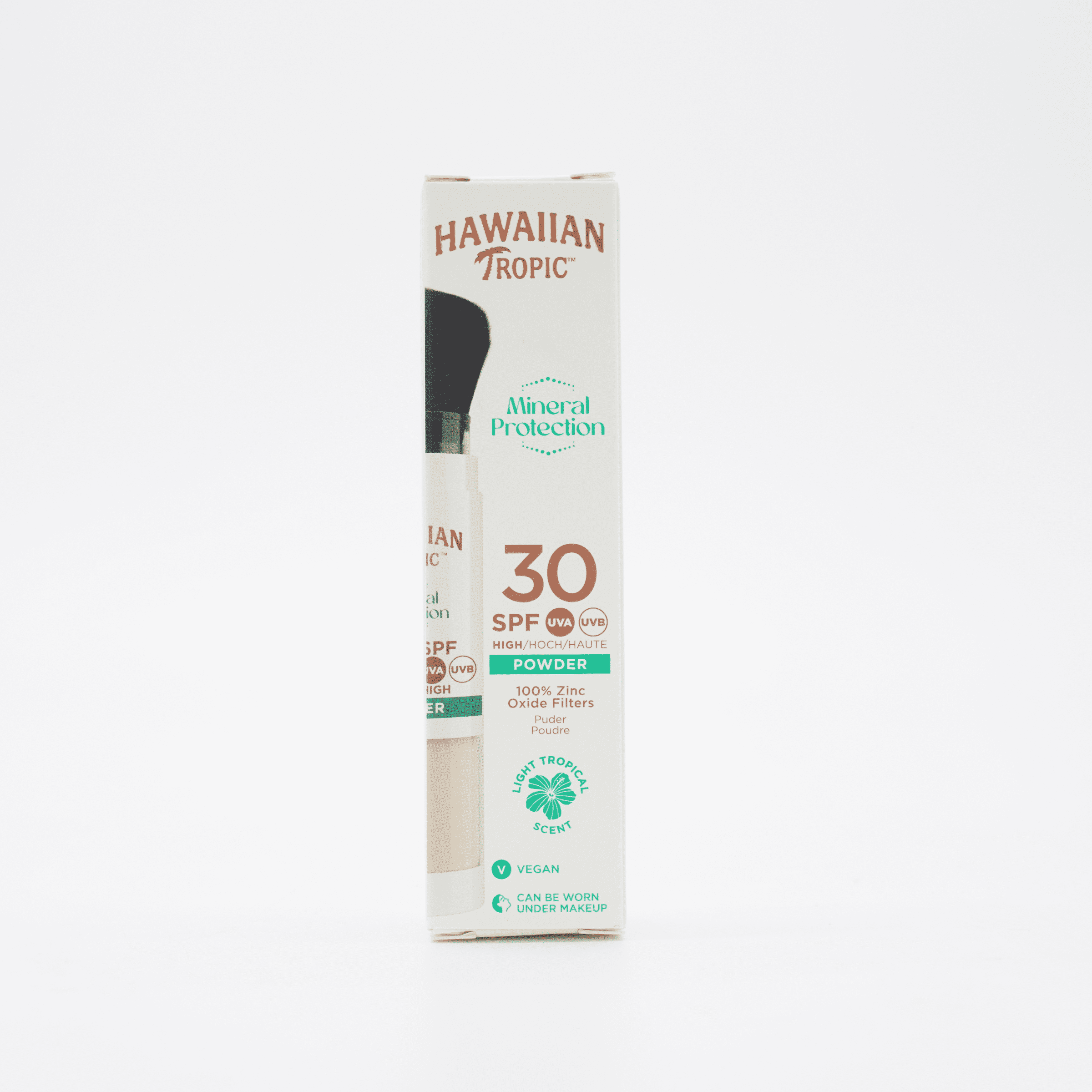 Hawaiian Tropic Mineral Sunscreen Powder Brush SPF 30 0.15 oz