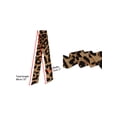 thumbnail image 3 of INSPIRE CHIC Women's 2Pcs Skinny Scarf Leopard Printed Long Neckerchief Hairband Neck Scarf Light Brown&Dark Brown, 3 of 5