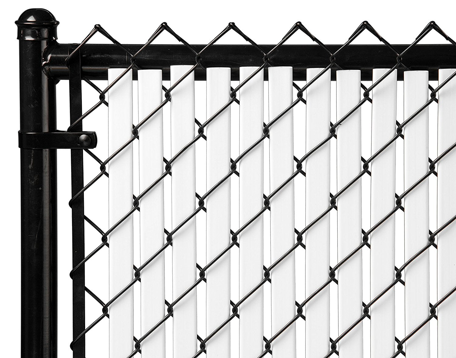 4ft White Tube Slats for Chain Link Fence, Add privacy and ...