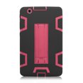 thumbnail image 3 of Mignova Heavy Duty rugged impact Hybrid Case with Build In Kickstand Protective Case For LG G Pad X 8.0 / LG GPad III 3 8.0 Inch Tablet + Screen Protector Film and stylus pen (Black / Pink), 3 of 7