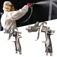 thumbnail image 4 of Pistola de pulverización de aire interfaz G1/4 Juego de pistola de pulverización ligera sin fugas con manómetro para reparación de automóviles, 4 of 8