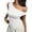 White Solid, variant on EMMIOL Women's Off Shoulder Sleeveless Polka Dot Ruched Tank Top - Y2K Casual Going Out Top