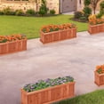 thumbnail image 4 of JIANYI Raised Garden Bed Flower or Vegetable Planter Window Mounted Plant Box for Garden, Yard Wood Box for Planting, 40"x12"x12", 4 of 9