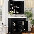 thumbnail image 2 of 36'' Black Stylish - Ample Space for Toiletries - Bathroom - Provide Unified Home Decoration, 2 of 7