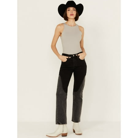 Levi's Women's Premium 501&Reg; Original Off To The Ranch High Rise Chap Jeans Black 32W x 30L