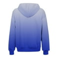thumbnail image 5 of UTSJKR Women's Oversized Gradient Hoodies Full Zipper Long Sleeve Pullover Sweatshirt Fleece Lined Warm Jacket 2024 Fashion Winter Outwear Blue XXXL, 5 of 6