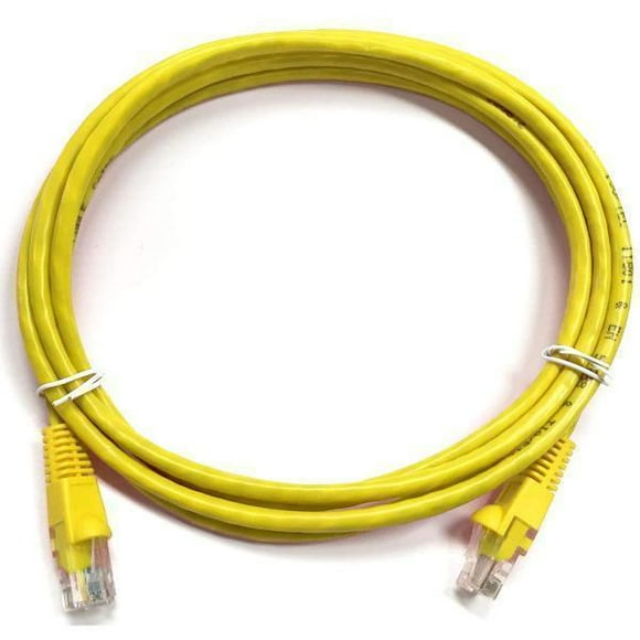 TechCraft Cat5e Ethernet Network Cable 350 MHz RJ-45 4 Feet Yellow