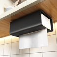thumbnail image 1 of Dispensador de pañuelos de papel de acero inoxidable para pared, soporte para dispensador de toallas de papel para baño y cocina, 1 of 5