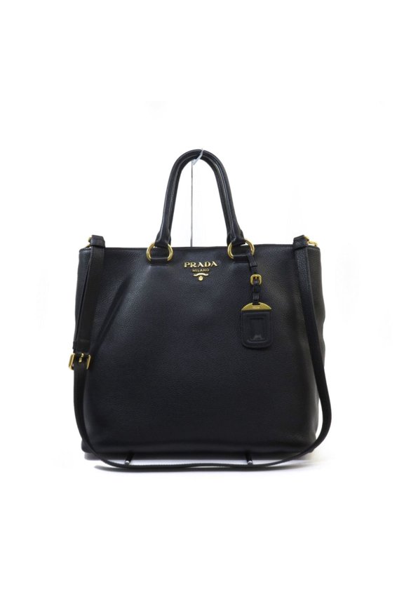 Pre-Owned PRADA Vitello Phoenix Tote Bag/Shoulder Bag 1BG865