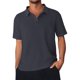 thumbnail image 1 of Camisa texturizada de verano para hombre - Versátil para llevar al aire libre o en casa - Lavable a máquina, 1 of 3